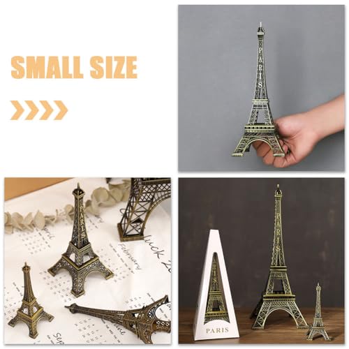 Set 5 Estatuas Mini Torre Eiffel Zinc miniatura 4