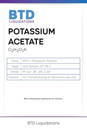 Potassium Acetate ACS Grade 99.9% Pure CAS 127-08-2 500g