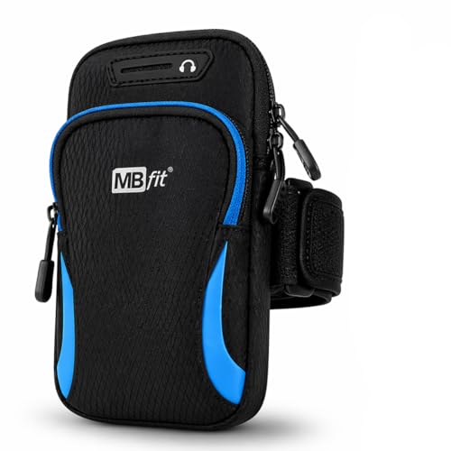 Braçadeira Esportiva De Braço Ajustável Para Corrida Academia Caminhada Para Celular Impermeável Resistente Unissex Com Saída Para Fone e Bolso