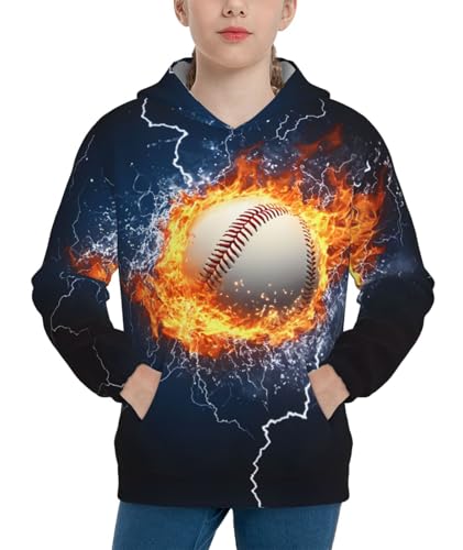 Boys Girls Hoodies 3D Graphic Print Pullover Hoodie Casual Hooded Sweatshirts with Pocket for Age 7-14 Kids4