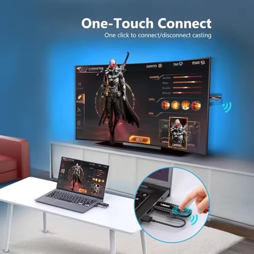 Image of ETZIN Wireless HDMI Transmitter and Receiver, Plug and Play, 100M /350FT Long Range 2.4G /5G 1080P HD Output Wireless HDMI Extender Kit for Streaming Video /Audio from Laptop,PC to HDTV / 100M EPL-WL094