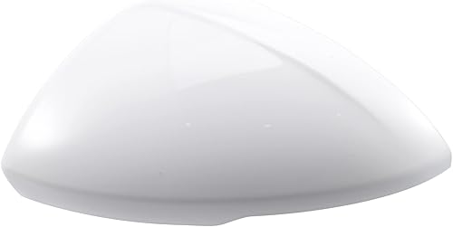 Motoforti Cubierta para espejo retrovisor, repuesto de tapa de espejo lateral izquierdo, para Chevrolet Cruze 2017-2019, ABS, color blanco