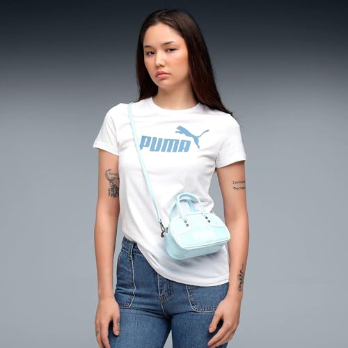 Image of Puma Women Cotton Letter Print Regular Fit Tees