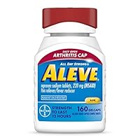 Aleve Gelcaps with Easy Open Arthritis Cap, Naproxen Sodium, Medication for Arthritis Pain, 160 Count