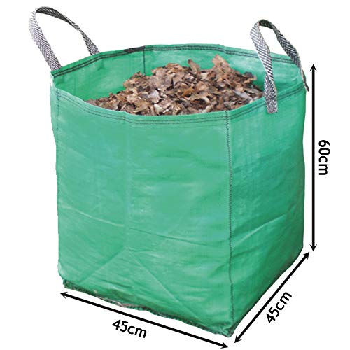 spares2go grote extra sterke tuinafvalzak zak (120 liter, 2 stuks) - Afbeelding 3