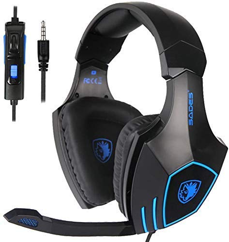 SADES SA819 Gaming Headset for PC, MAC, PS4, Xbox ONE, 3.5mm Surround Stereo
