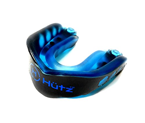 Hütz - Adult Mouth Guard for Sports + FREE Case! Anatomically Designed
