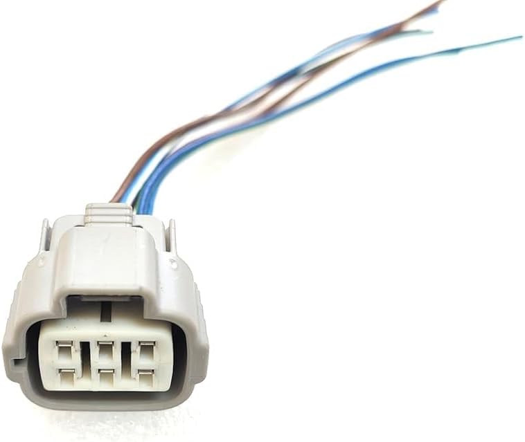 6 Pin Wire Connector Harness for Common Rail AC Compressor, Compatible with Lexus GS 350, Electric Coupler Pigtail
