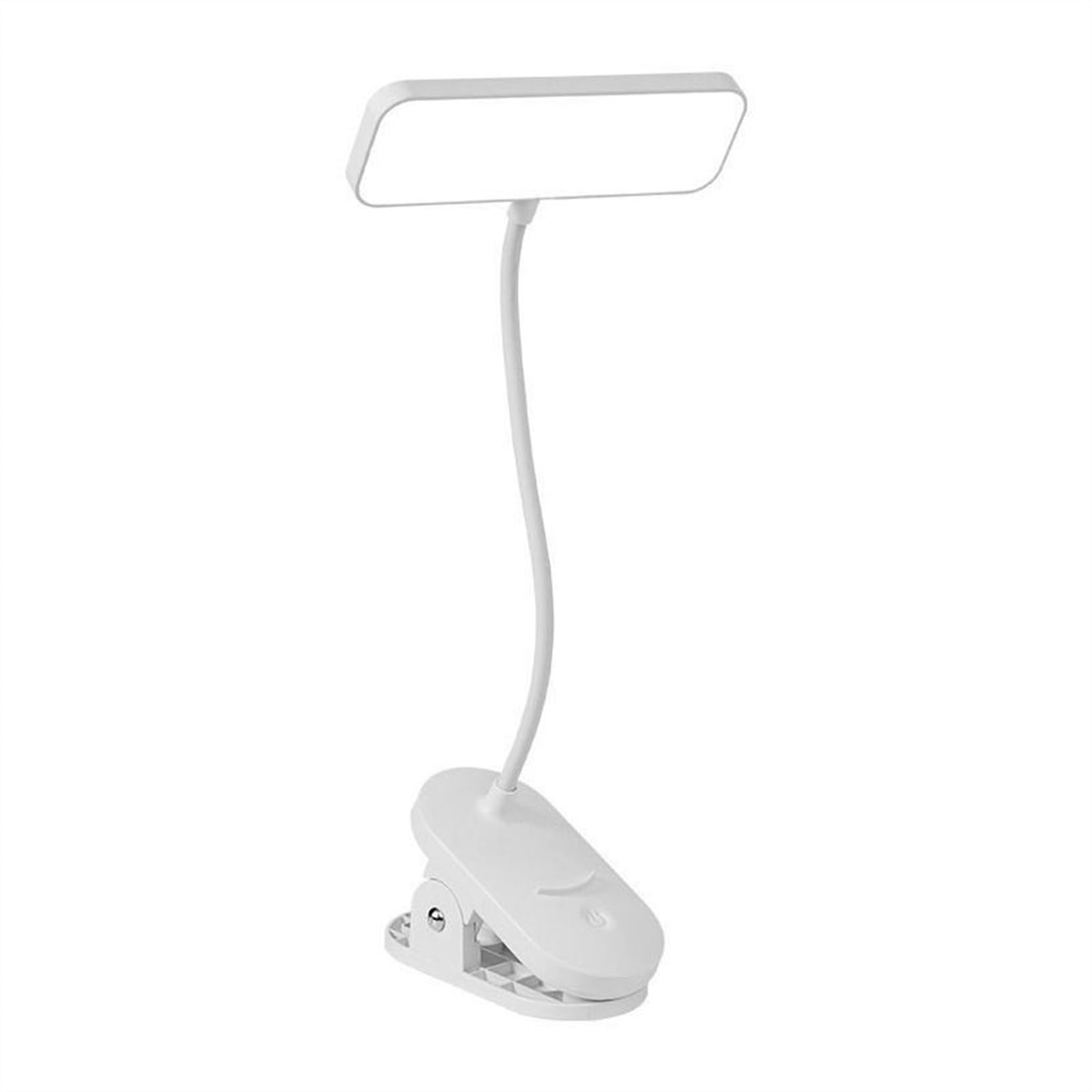 Lámpara de Escritorio Lámpara de Escritorio LED - 3 temperaturas de Color y atenuación Continua, Cuello de Cisne Flexible con Cargador USB, luz de Lectura portátil con Abrazadera para lámpara de Mesa