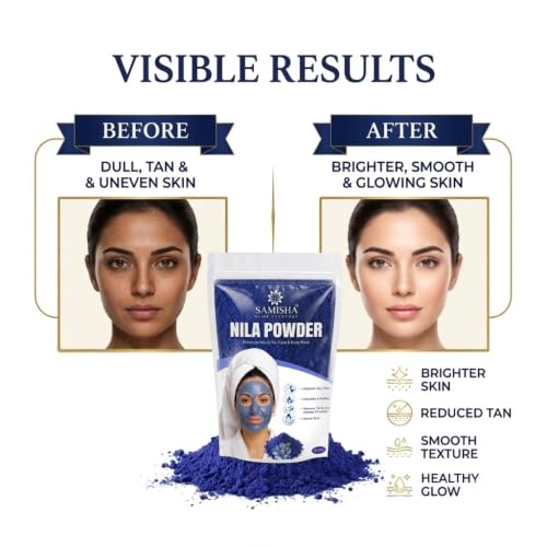 Image of Moroccan Nila Powder for Face & Skin Care | Natural Neela Powder Morocco for Face