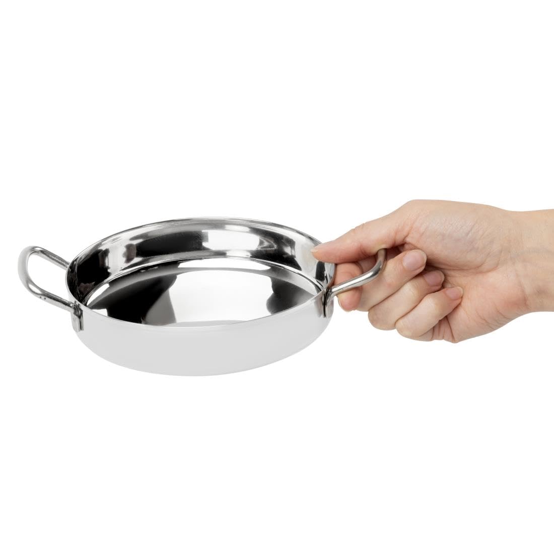 Olympia Table Presentation Double Handle Dish Stainless Steel, 150 mm