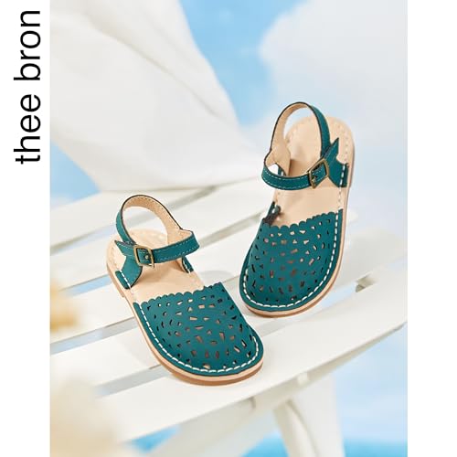 Image of THEE BRON Toddler Girls Espadrilles Sandals Hollow Out Rustic Dress Shoes