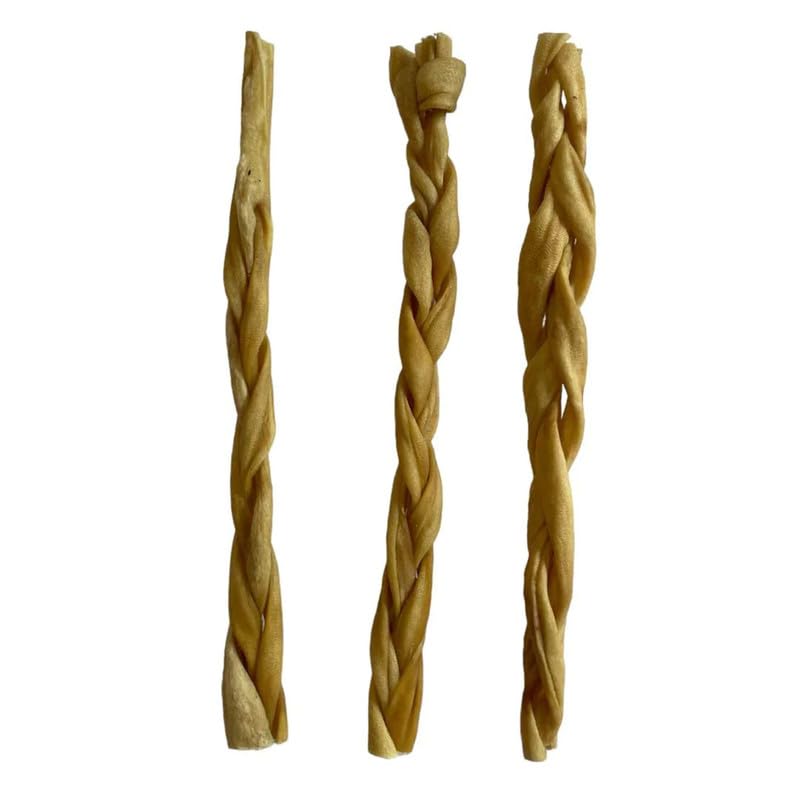 Superpet Natural Treats For Dogs- Lamb Chews Lamb Skin Braided (30cm) 5 Pk โ image 1