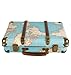 Produktbild Sass & Belle Rund um die Welt Vintage Karte Koffer 39X25X11Cm Blau / Braun