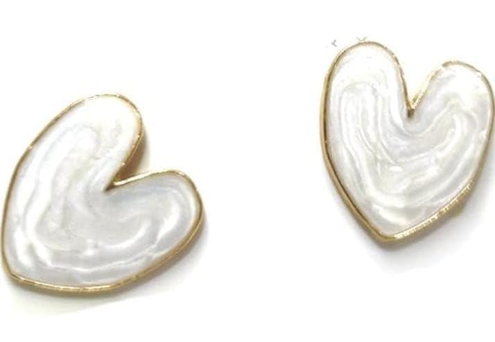 See full amazon price history chart for Classic White Heart Gold-Plated Korean Stud/Earrings – Ideal for Women and Girls(White Heart) Classic White Heart Gold-Plated Korean Stud/Earrings – Ideal for Women and Girls(White Heart) (B0DFMNQC99) Amazon Price History, Amazon Price Tracker