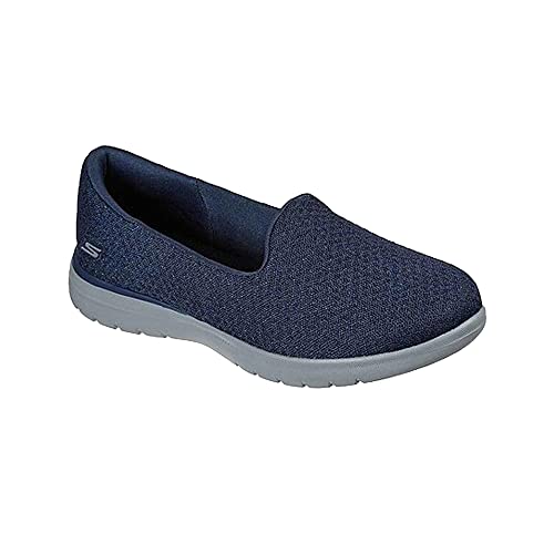 Skechers Women's ON-The-GO Flex-Charm Loafer Flat, Navy, 7.5