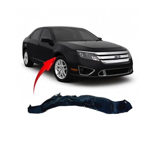 Image of FitParts Compatible with Ford Fusion 2010-2012 Front Right Fender Liner | Passenger Side, Sedan, Plastic, Ready to Install, OEM AE5Z16102B, FO1249143