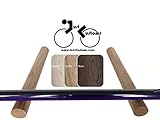  Design Fahrradzubehör  Fahrradhalter Wand  Fahrrad Wandhalterung  Rennrad Halter  BIKE HOOKS  Holz  Rundstäbe  Buche, Esche, Nuss
