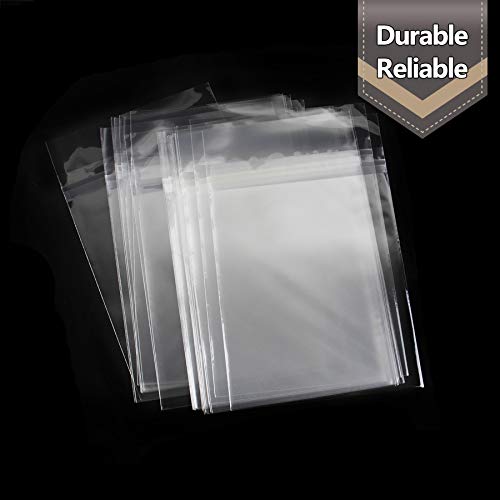 Golden State Art, Pack Of 100, Acid-Free 5 1/4 X 7 1/8 Inches Crystal Clear Sleeves Storage Bags For 5X7 Photo Framing Mats Mattes #TOP5