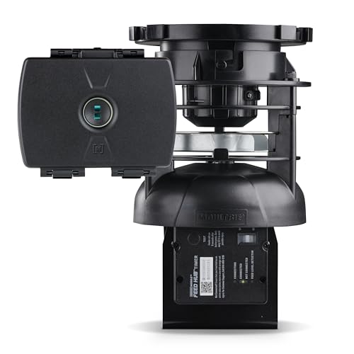 Moultrie Feed Hub Kit - Pro Hunter 2 Cellular Feeder Kit - Cellular Feeder System with Feed Level Detector and Spincast Spreader - Universal Fit for Most Spin cast Wildlife Feeder Hoppers
