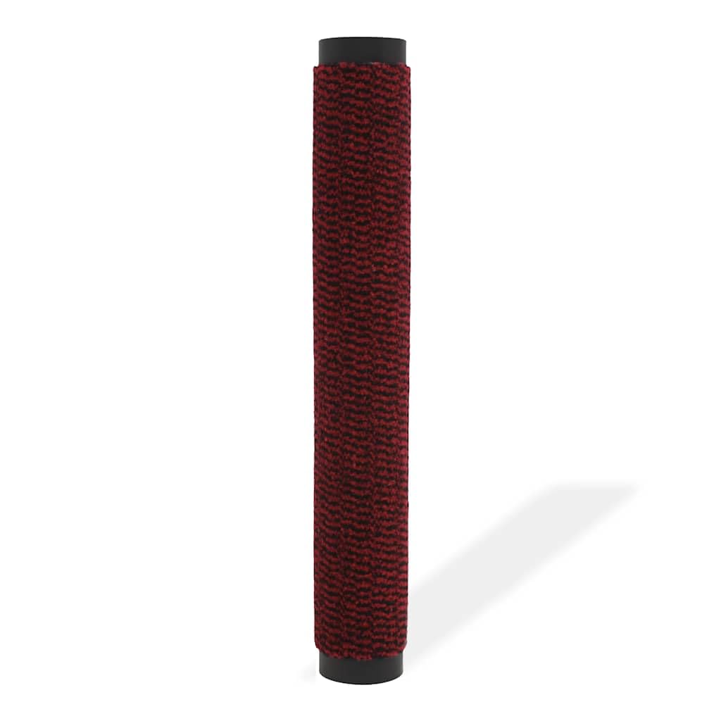 SYDE Felpudo Rectangular de Nudo Rojo 80x120 cm