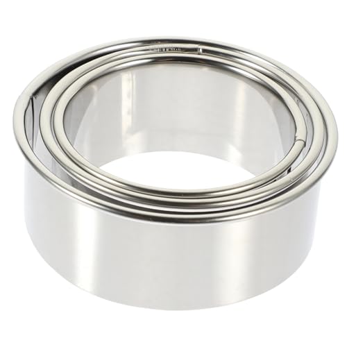 Cabilock 1Set Dumpling Wrapper Molds Stainless Steel Dough Press Cutter for Easy Dumpling Making Restaurant and Design for Use