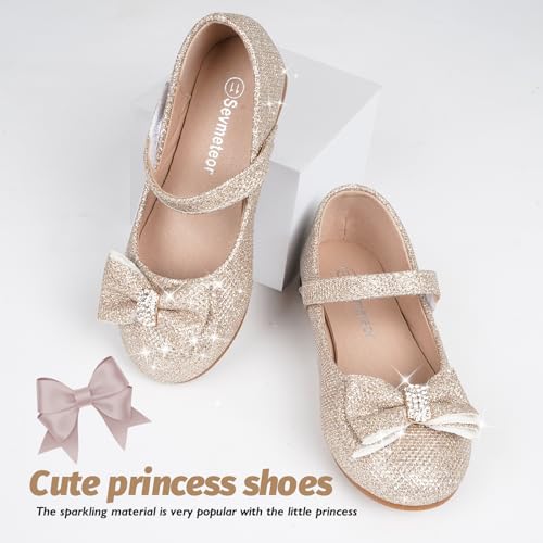 Toddler Girls Flats Mary Jane Shoes Flower Girl Dress Shoes School Wedding Party Ballet Flats for Little Kids2