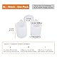 Nasendilatator zur Entlastung der Nasennebenhöhlen (12er-Pack in XL) Weiche Silikonventile - Eine einfache Lösung für Schnarcher - Wiederverwendbares Schnarchgerät von Mobi Lock