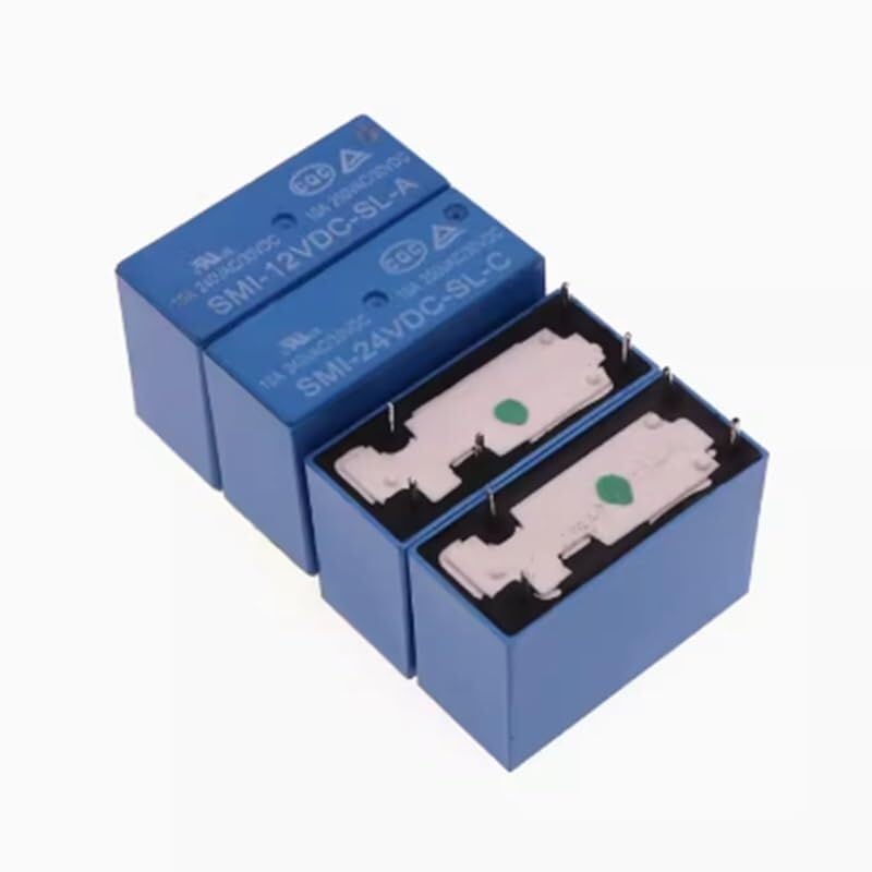 THKCTOXF 5pcs SMI-24VDC-SL-A 4PIN 10A 250V Power Relay