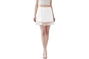 Conceal Your Clumsy: Lace Skirt Extender Slip Cures Visible Panty Lines for Under Dresses