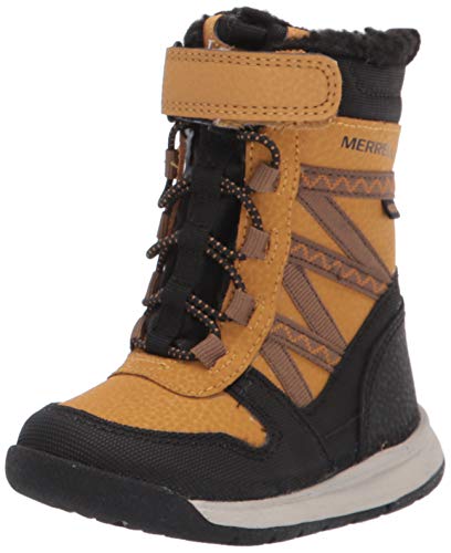 Merrell Snow Crush 2.0 JR Waterproof Boot, Wheat, 10 US Unisex Little Kid