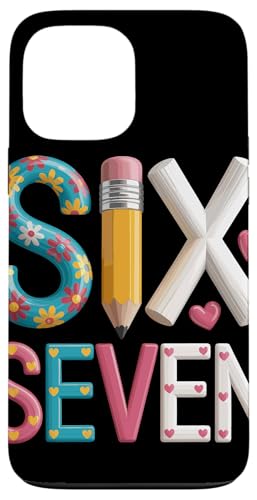 Six Seven ���M �`���[�N �n�[�g ���w�Z �q�� ���w�� ���� �X�}�z�P�[�X iPhone 13 Pro Max �p