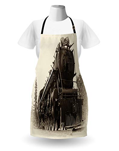 ABAKUHAUS Motore a Vapore Grembiule, Antique Train...