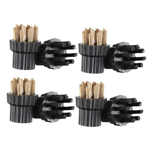 SHINEOFI 8 Piezas Cabezal Cepillo para Limpiadora Vapor Multiusos Accesorios Duraderos para Limpieza Industrial Comercial y para Ollas Calientes y Electrodomésticos
