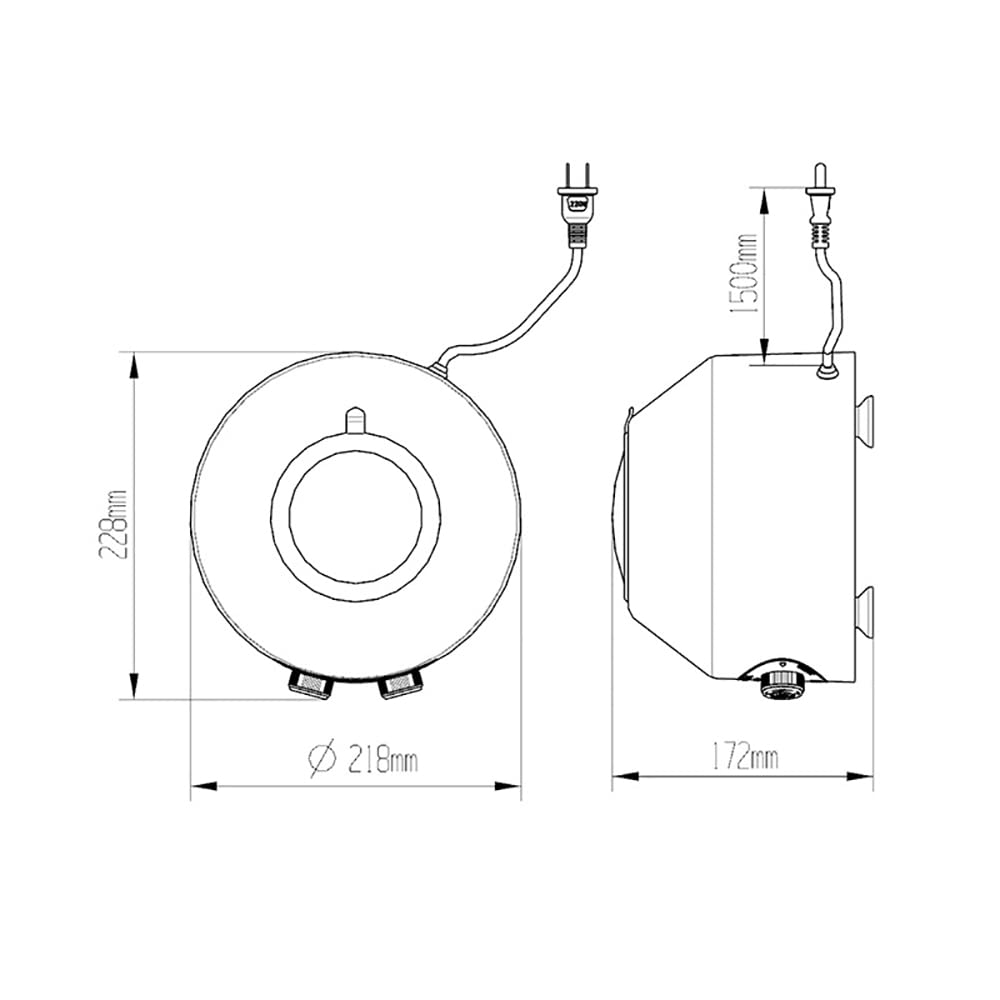 iDili AC 110-240V Electric Low Speed Centrifuge Laboratory High-Capacity Centrifuge Machine 0-60MIN Timable 0-4000RPM Adjustable Speed