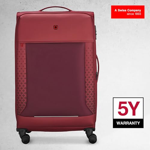 Image of WENGER, Veric Medium Softside Case, Salsa, 66 Liters, Swiss Designed-Blend of Style & Function, 612317-X1