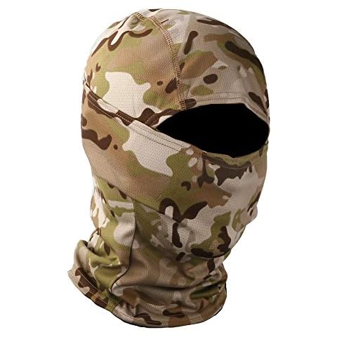 HshDUti Balaclava Ski-Mask Windproof Motorcycle Cycling Balaclava/Tactical Hood Ski-Mask Balaclava Hat Headwear Helmet Liner Camouflage Cover