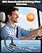New Bee Bluetooth Headset mit 72h Spielzeit Bluetooth V5.1 Freisprech Headset Handy mit LED Ladecase Freisprecheinrichtung Ohr mit CVC 8.0 und ENC Dual Mikrofon für iPhone/Android/Laptop
