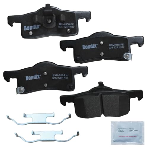 Image of Bendix Priority1 CFM935 Semi-Metallic Rear Brake Pads for Ford Expedition 2006-2003, Lincoln Navigator 2006-2003