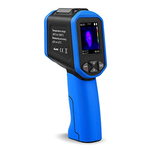 High Temperature Infrared Thermometer - Non Contact Digital IR Pyrometer Measure Range -58~2732℉ Handheld Temp Gun with LCD Color Display for HVAC Cooking Kiln ANNEMTER AN-1500C(NOT for Human Temp)… High Temperature Infrared Thermometer - Non Contact Digital IR Pyrometer Measure Range -58~2732℉ Handheld Temp Gun with LCD Color Display for HVAC Cooking Kiln ANNEMTER AN-1500C(NOT for Human Temp)…