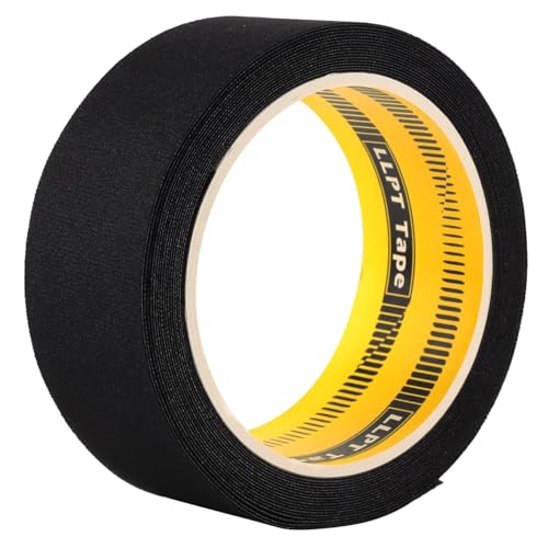 LLPT Nahtdichtband zum Aufbügeln Wasserdicht 40mm*5m*0.15mm, Patch-Reparaturband für Neoprenanzüge Trockentauchanzüge, Angelanzüge Industriestandard Trägermaterial Farbe Schwarz(IR1665)