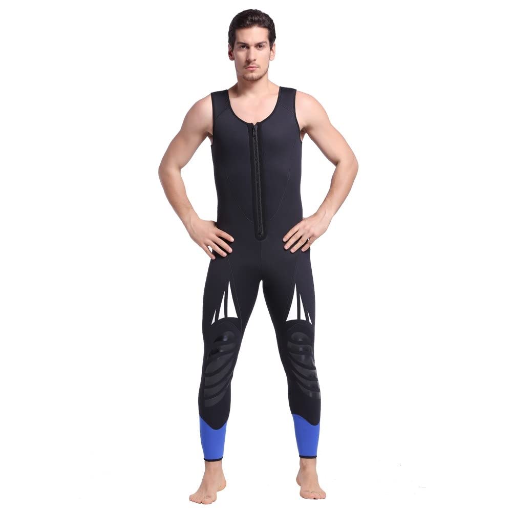 Combinaison de plongée chaude 5 mm pour homme 2 pièces épaisse et résistante au froid