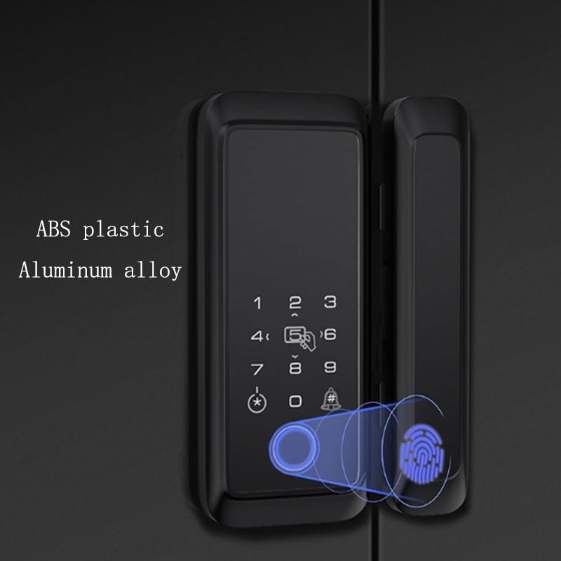 Serrure empreinte digitale aluminium contre perte clés avec clavier intelligent - 6