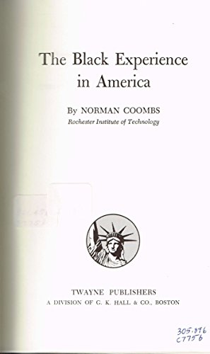 The Black Experience in America 080573208X Book Cover
