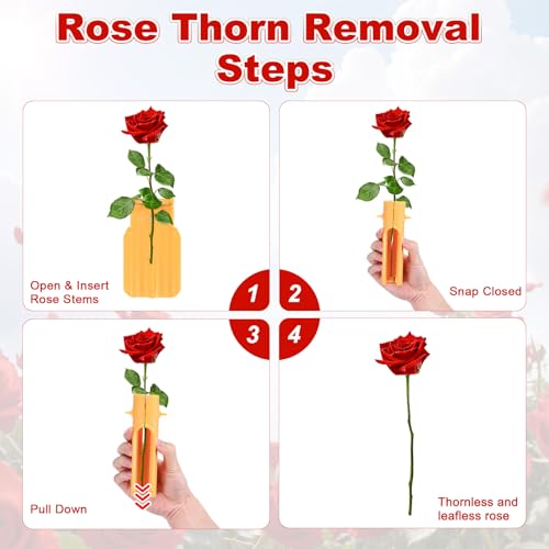 Set herramienta para quitar espinas de rosas 1 pieza miniatura 4