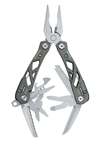 Gerber Gear Suspension - Needle Nose Pliers Multitool with Nylon Sheath - Grey #1