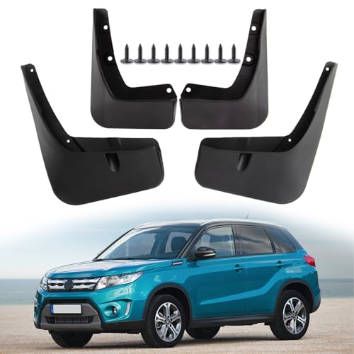 PSLER Voiture Bavettes Garde-Boue Avant et Arrière pour Vitara 2016 2017 2018 2019 2020 2021 2022 2023 2024