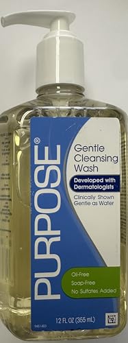 (Pack of 3) Purpose Gentle Cleansing Wash, 12-Ounce Pump Bottle image 3