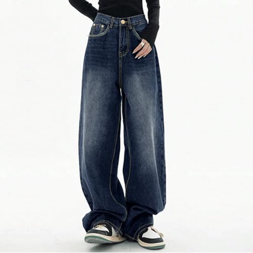 fanmpghleoo Wide Leg Jeans Woman High Waisted Baggy Jeans Casual Palazzo Denim Trousers Trendy Lightweight Loose Denim Pants3