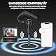 MANKIW Bluetooth Headset V5.3 mit Dual-Mikrofon und ENC, 12 Std. Sprechzeit, In-Ear Freisprechgerät mit Ladecase für Auto, Büro, Android, iPhone, Laptop